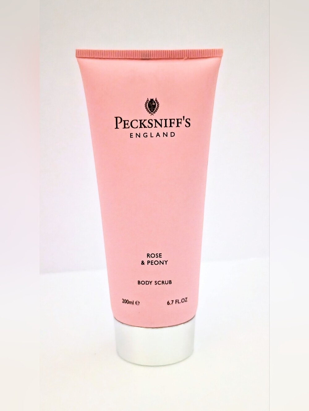 NEW Pecksniff’s England Rose & Peony Body Scrub 6.7 oz / 200ml